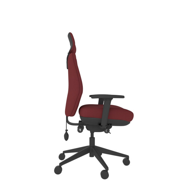 Solo Medium Back Large Seat Chair with Headrest